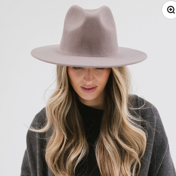 Gigi pip WES 100% Australian wool FEDORA hat size 59 cm - Picture 2 of 12